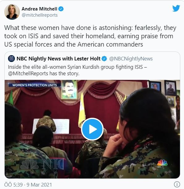 ABD kanalında PKK skandalı! YPJ'yi öve öve bitiremediler